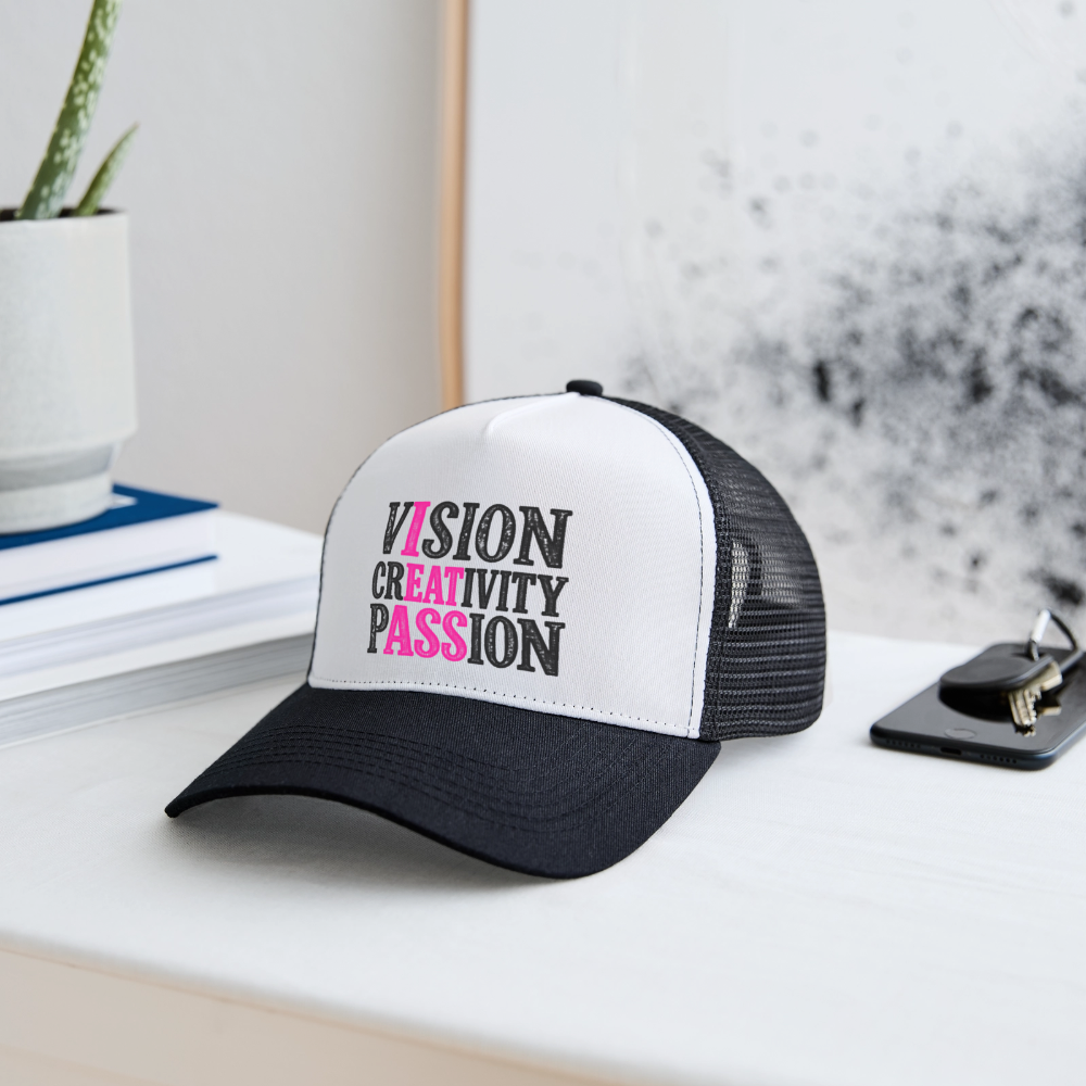 PASSION CAP - Weiß/Schwarz