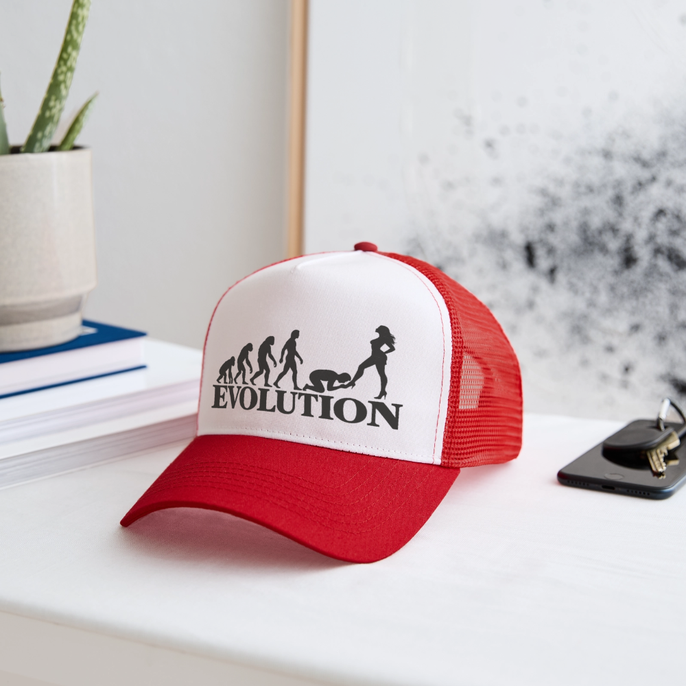 EVOLUTION CAP - Weiß/Rot