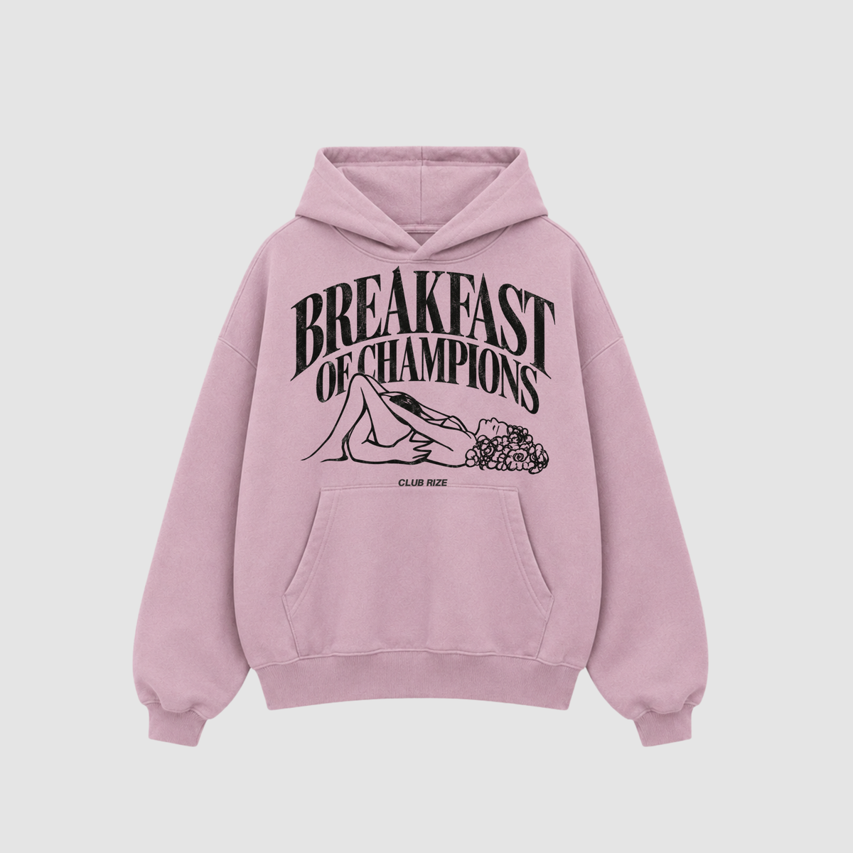 Breakfast Of Champions Hoodie von CDR – Nahaufnahme