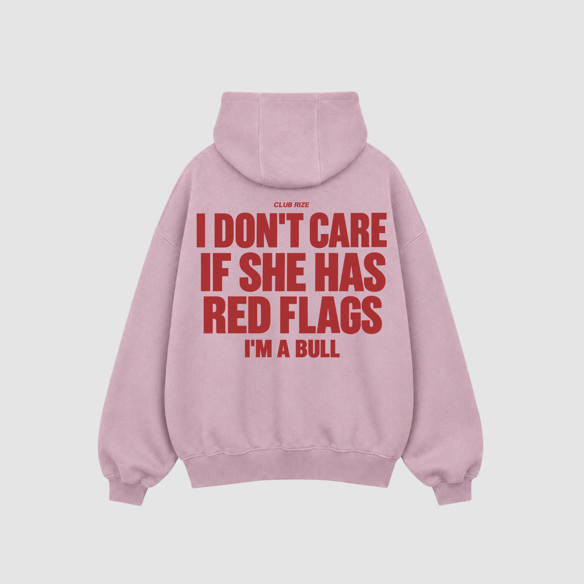 Bull Hoodie von CDR – Nahaufnahme