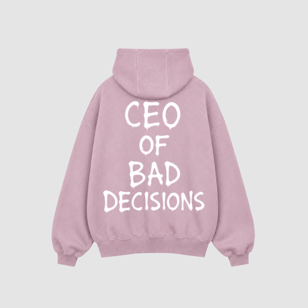 CEO of Bad Decisions Hoodie – Detailansicht Print | CDR