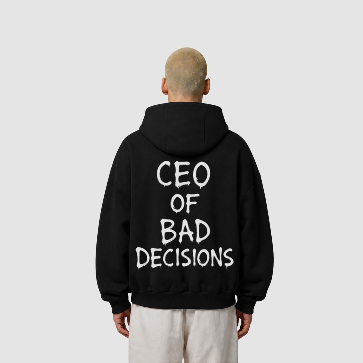 CEO of Bad Decisions Hoodie – Frontansicht | CDR