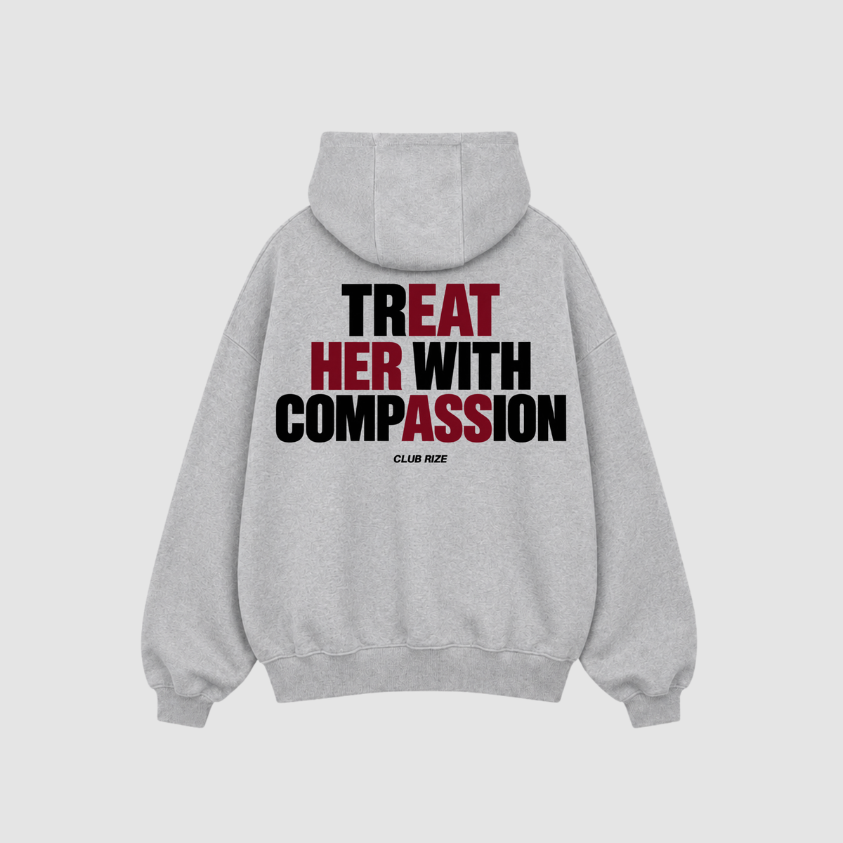 Compassion Hoodie von CDR – Nahaufnahme