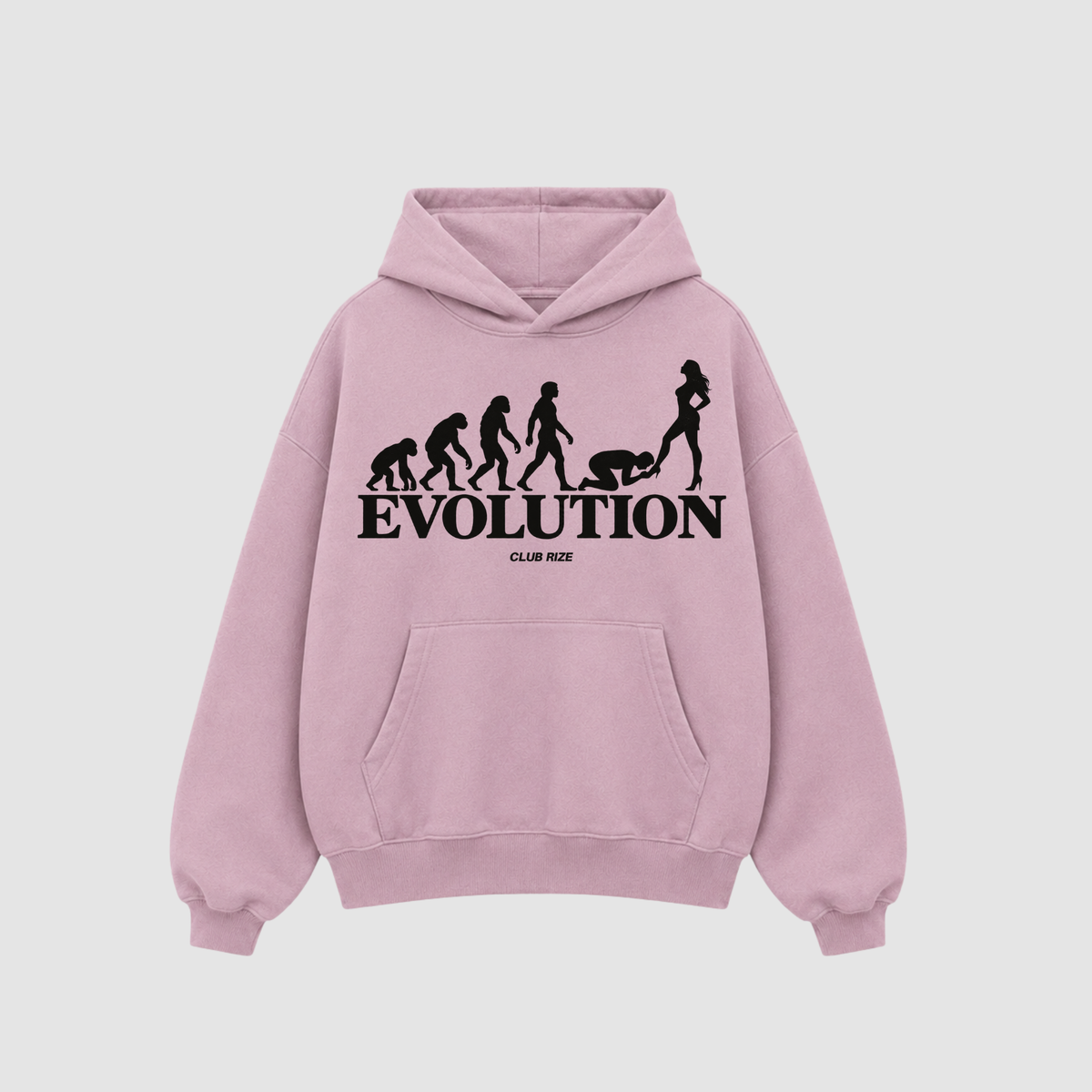 Evolution Never Stops Hoodie – Detailansicht Print | CDR