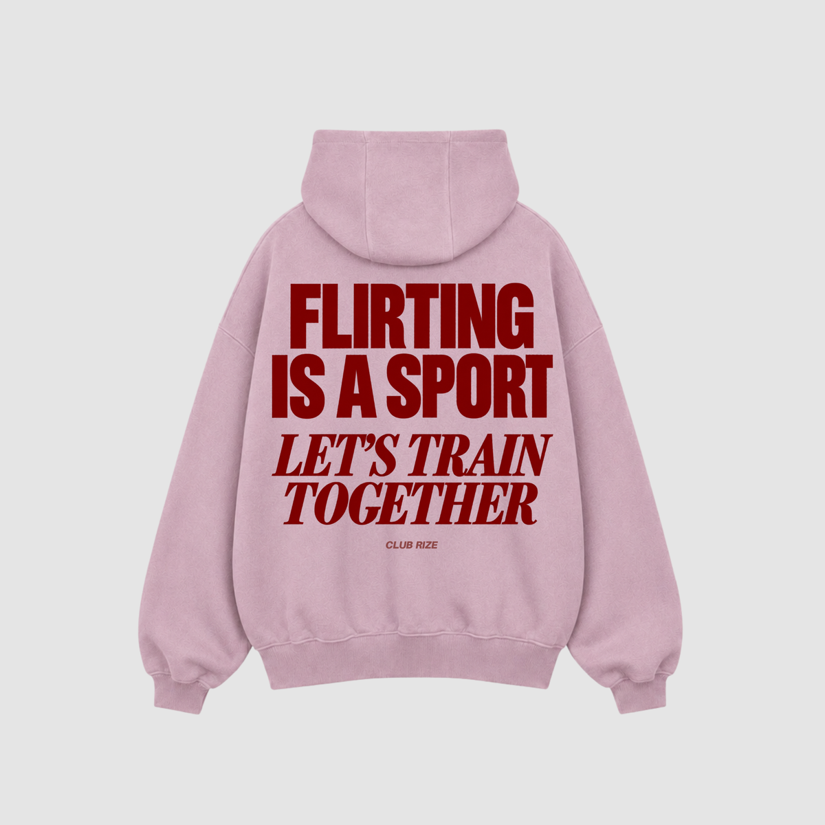 Flirting Is A Sport Hoodie von CDR – Nahaufnahme