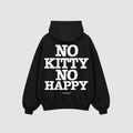 No Kitty No Happy Hoodie – Rückenansicht mit Print | CDR