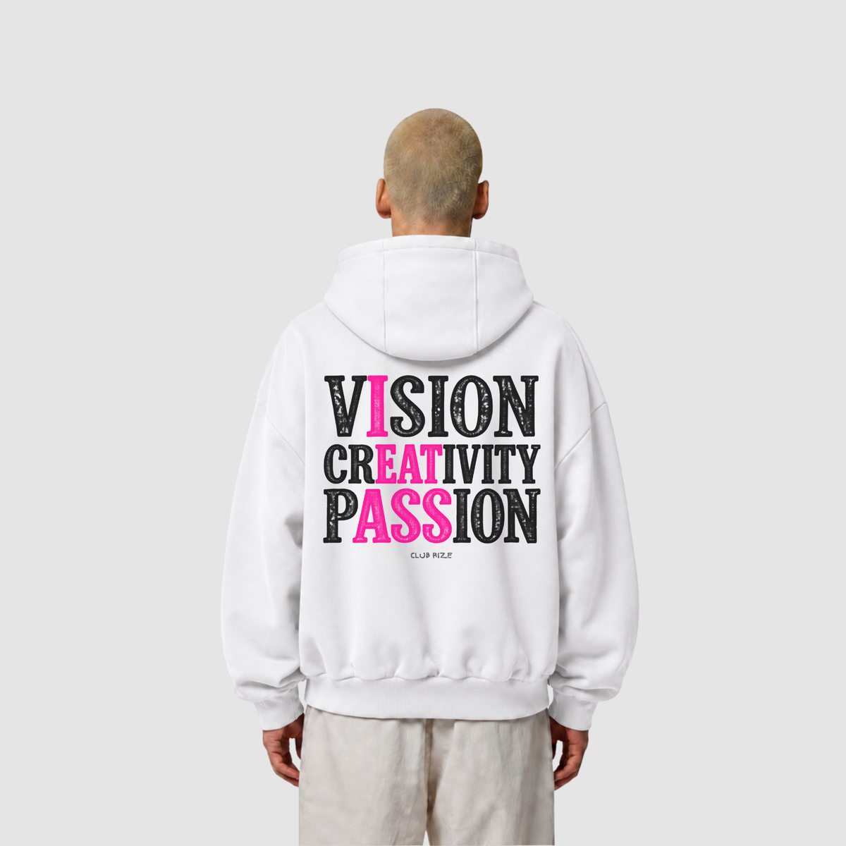 Vision. Creativity. Passion. Hoodie – Frontansicht | CDR