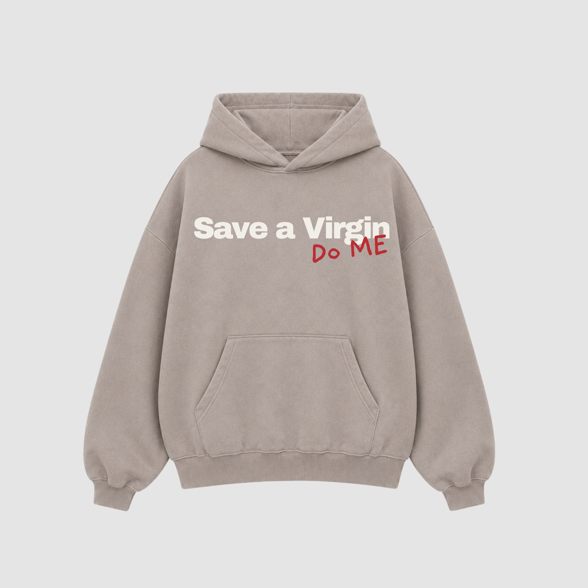 Save a Virgin, Do Me Hoodie – Detailansicht Print | CDR