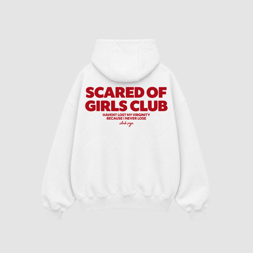 Scared of Girls Club Hoodie – Rückenansicht mit Print | CDR