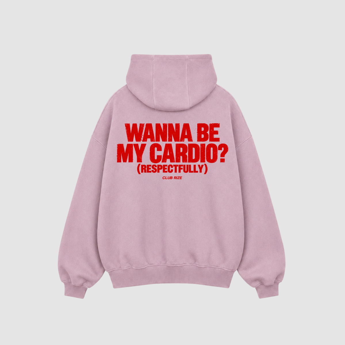 Wanna Be My Cardio? (Respectfully) Hoodie – Detailansicht Print | CDR