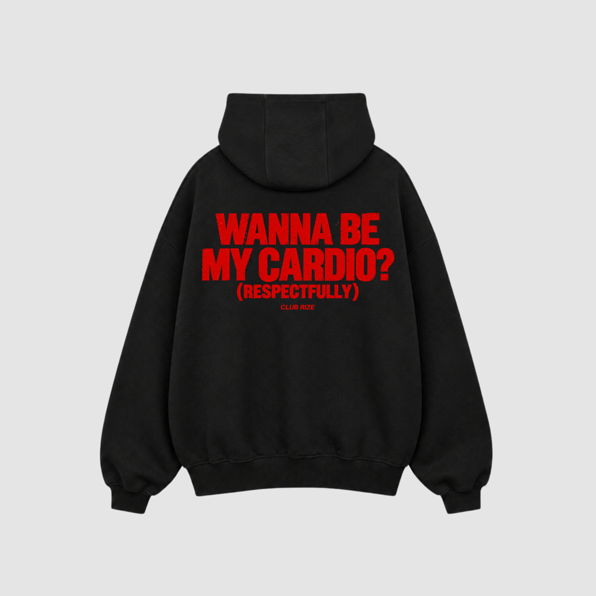 Wanna Be My Cardio Hoodie von CDR – Nahaufnahme