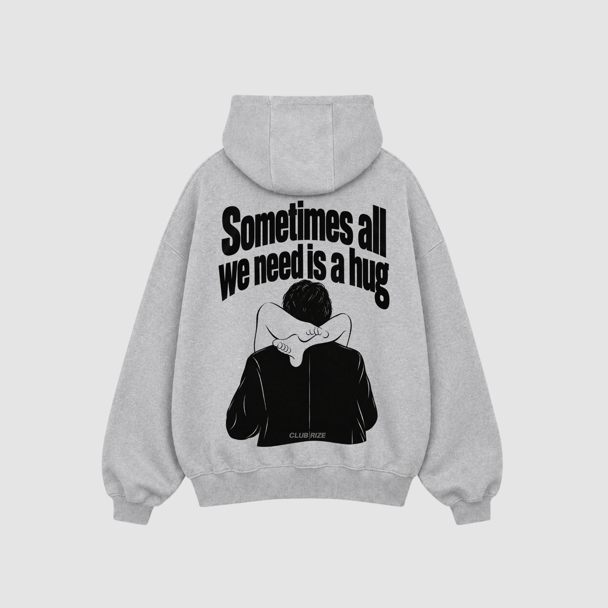 All We Need Is A Hug Hoodie von CDR – Nahaufnahme