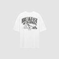 Breakfast of Champions T-Shirt – Rückenansicht mit Print | CDR