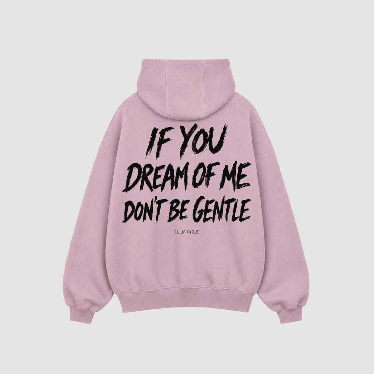 If You Dream of Me Don't Be Gentle Hoodie – Detailansicht Print | CDR