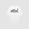 Evolution Never Stops T-Shirt – Rückenansicht mit Print | CDR
