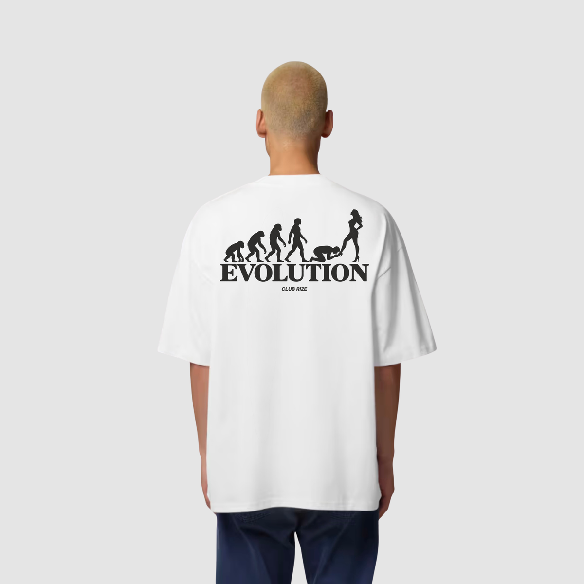 Evolution Never Stops T-Shirt – Frontansicht | CDR