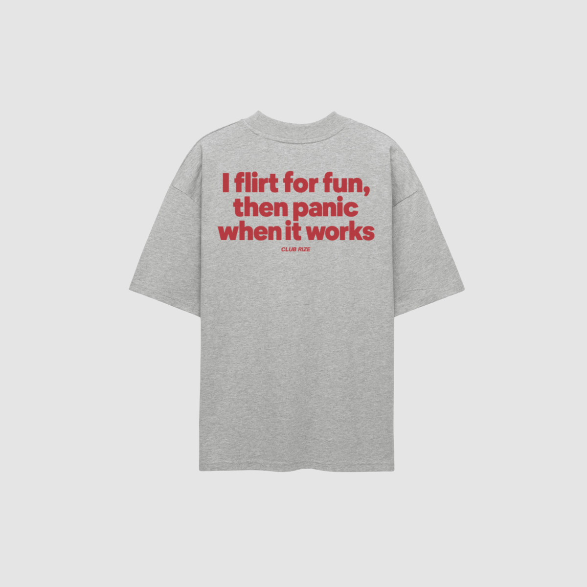 Flirt T-Shirt von CDR – Nahaufnahme