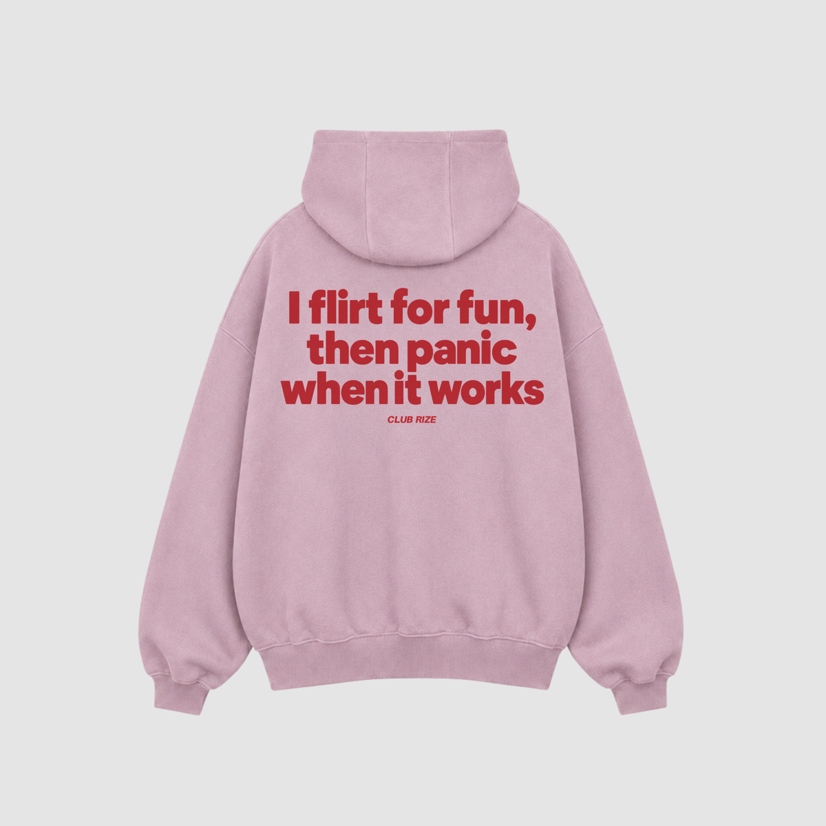 Flirt Hoodie von CDR – Nahaufnahme