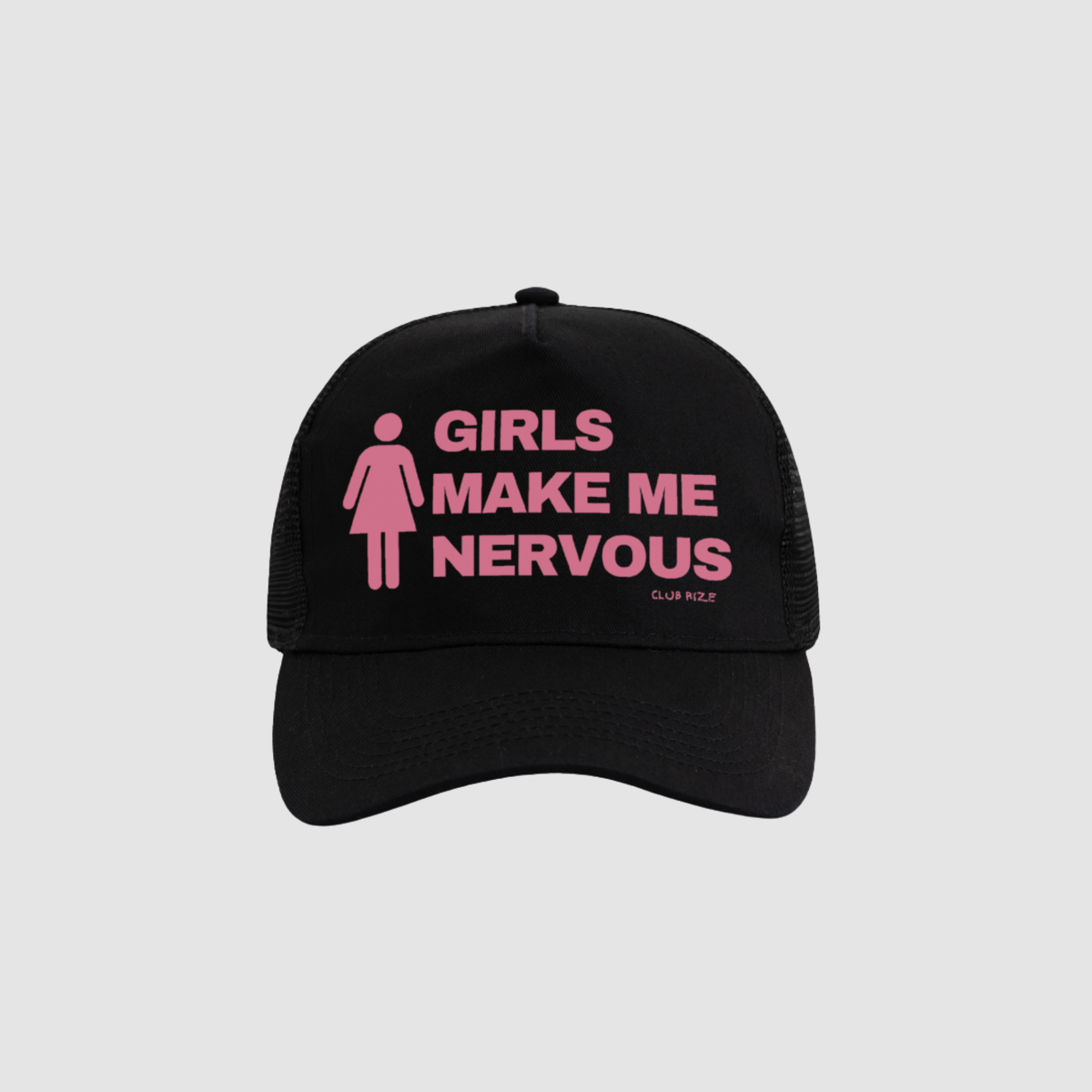 Girls Make Me Nervous Cap – Rückenansicht mit Print | CDR