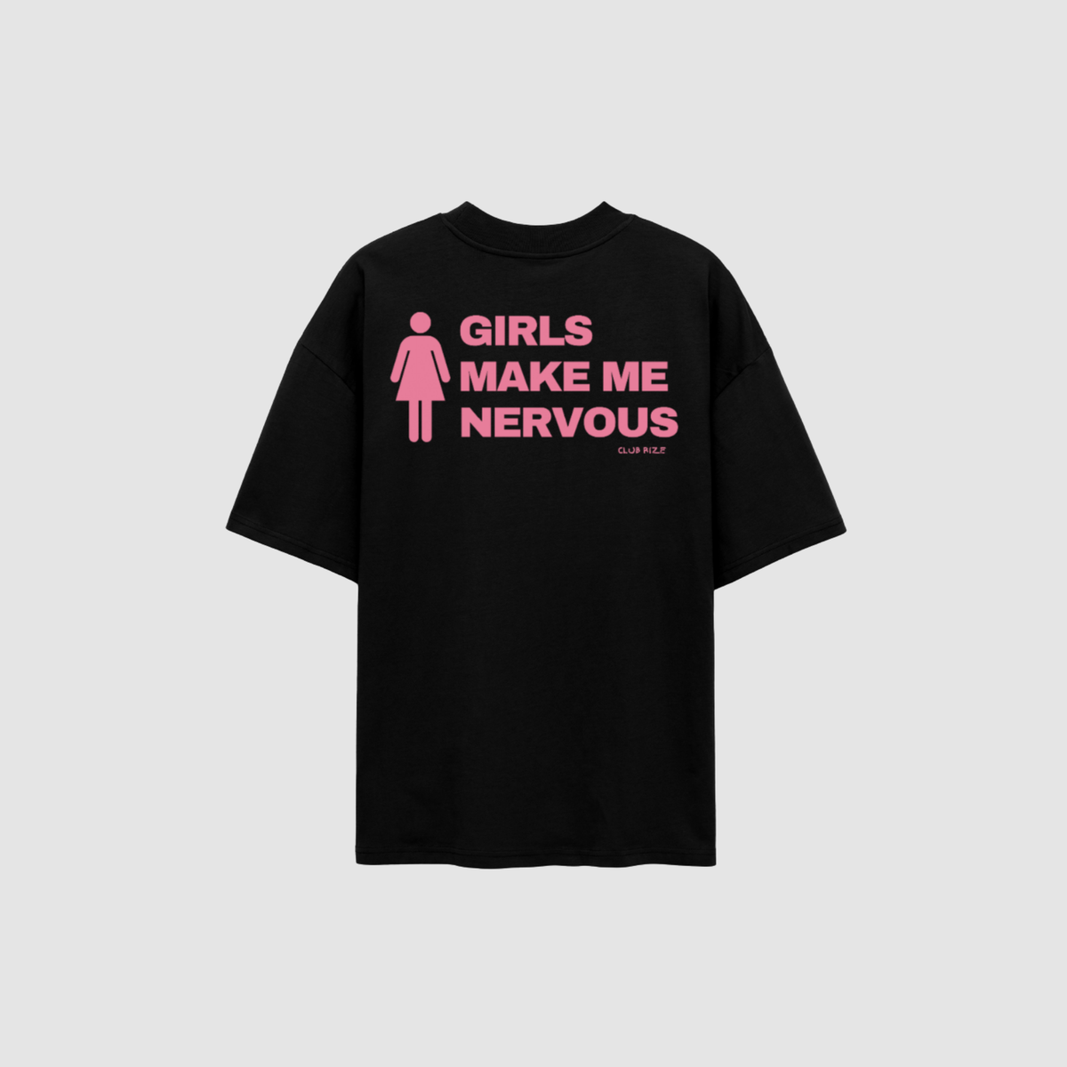 Girls Make Me Nervous T-Shirt – Detailansicht Print | CDR