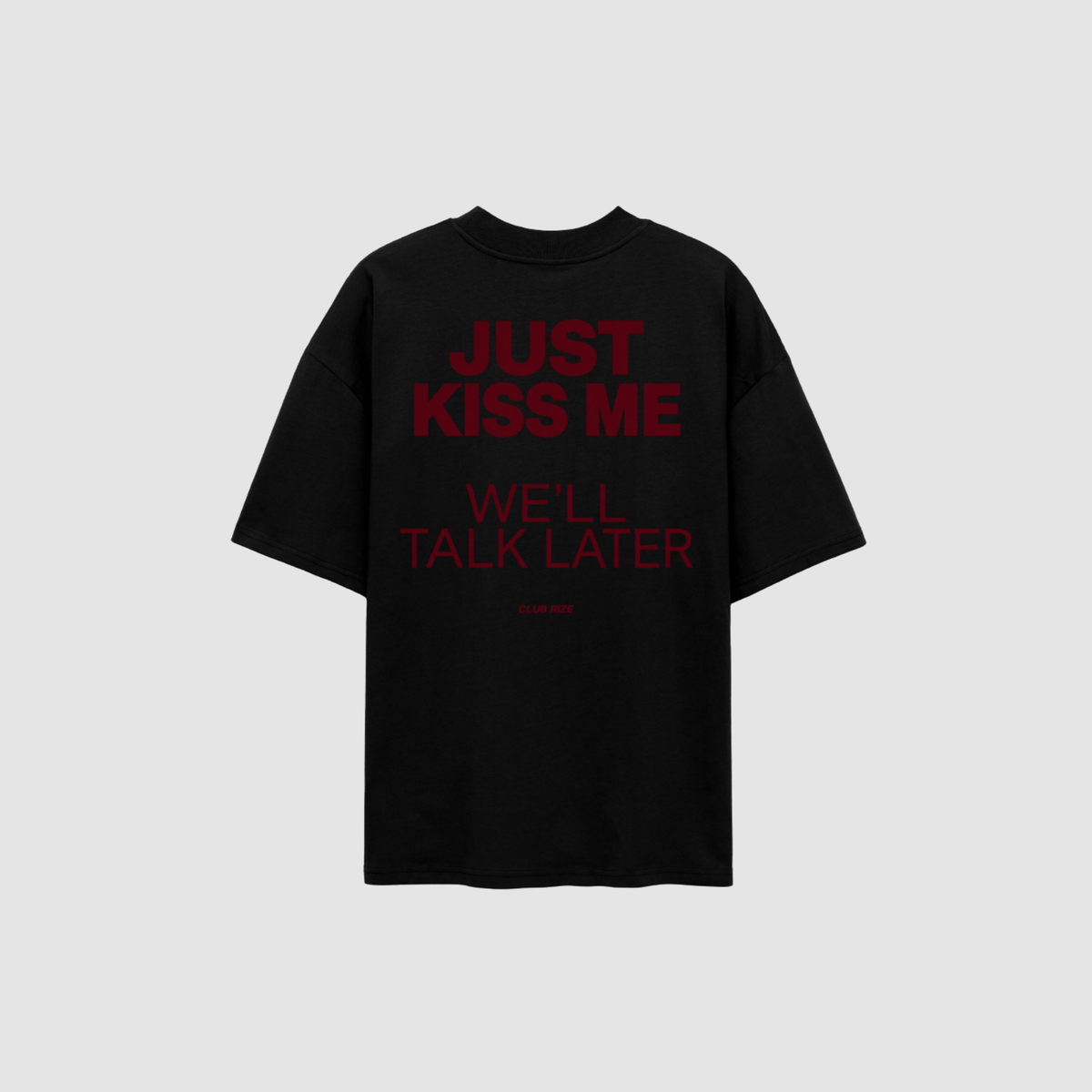 Just Kiss Me T-Shirt von CDR – Nahaufnahme