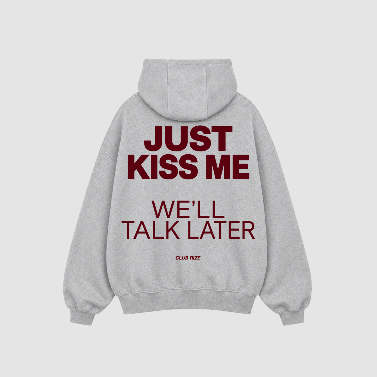 Just Kiss Me Hoodie von CDR – Nahaufnahme