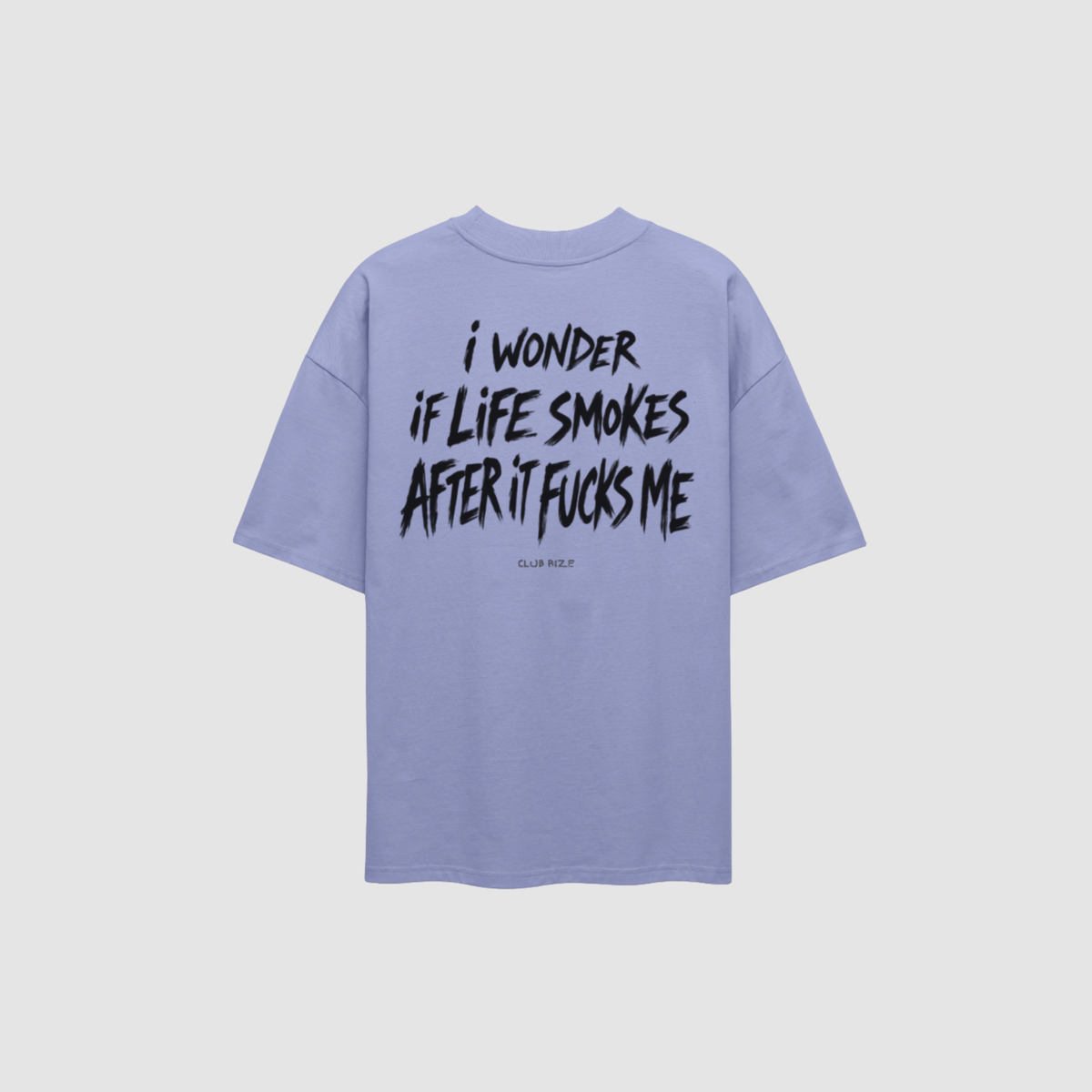 Life Smokes T-Shirt von CDR – Nahaufnahme
