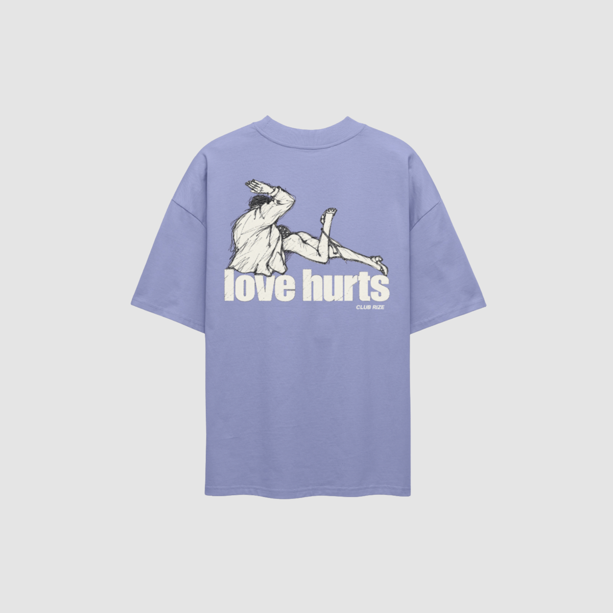 Love Hurts T-Shirt von CDR – Nahaufnahme