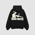 Love Hurts Hoodie – Rückenansicht mit Print | CDR