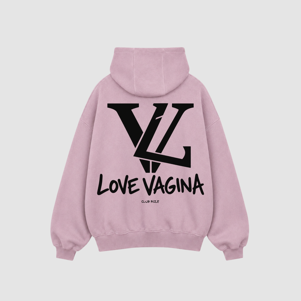 Love Vagina Hoodie – Detailansicht Print | CDR