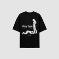 #My Type T-Shirt – Rückenansicht mit Print | CDR