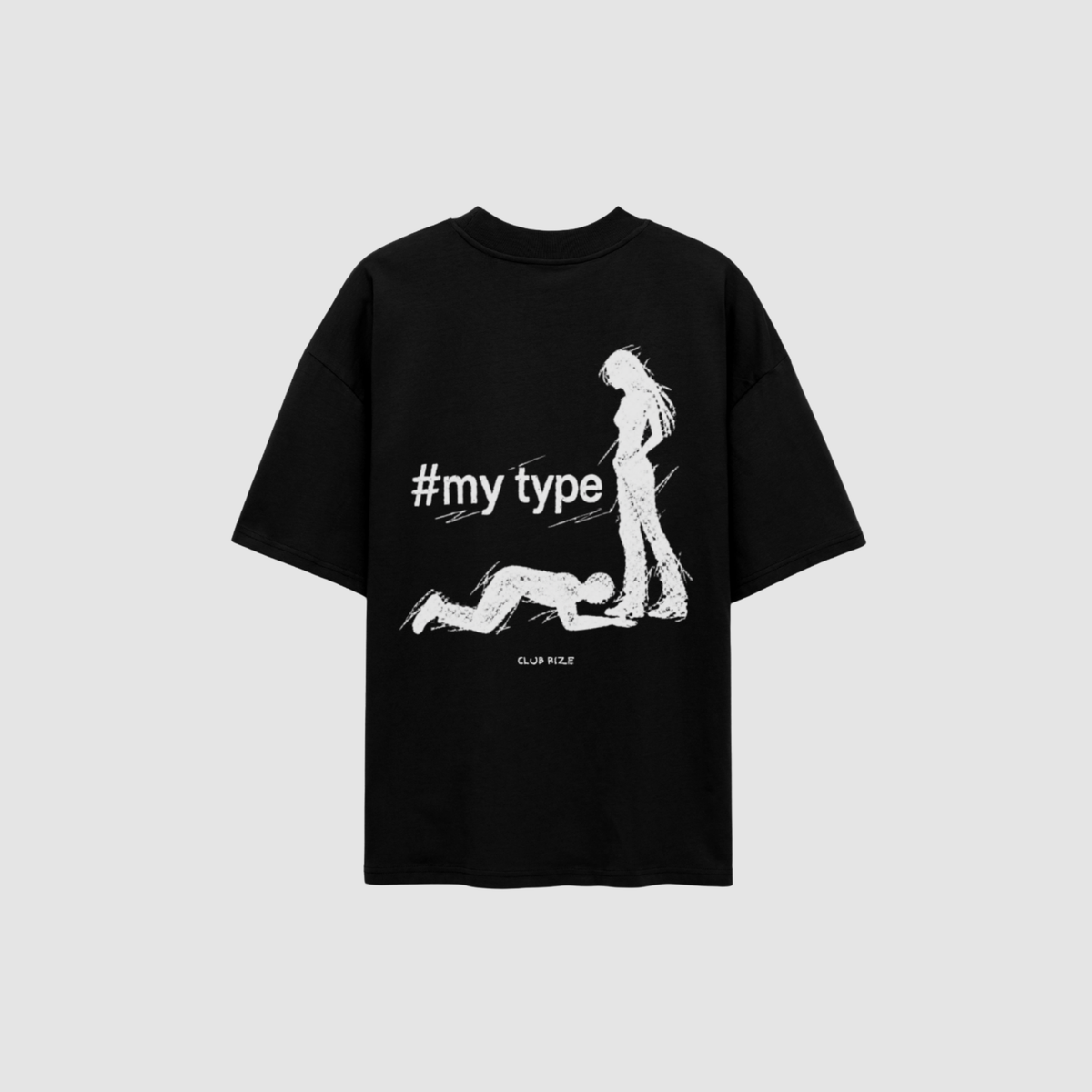 #My Type T-Shirt – Rückenansicht mit Print | CDR
