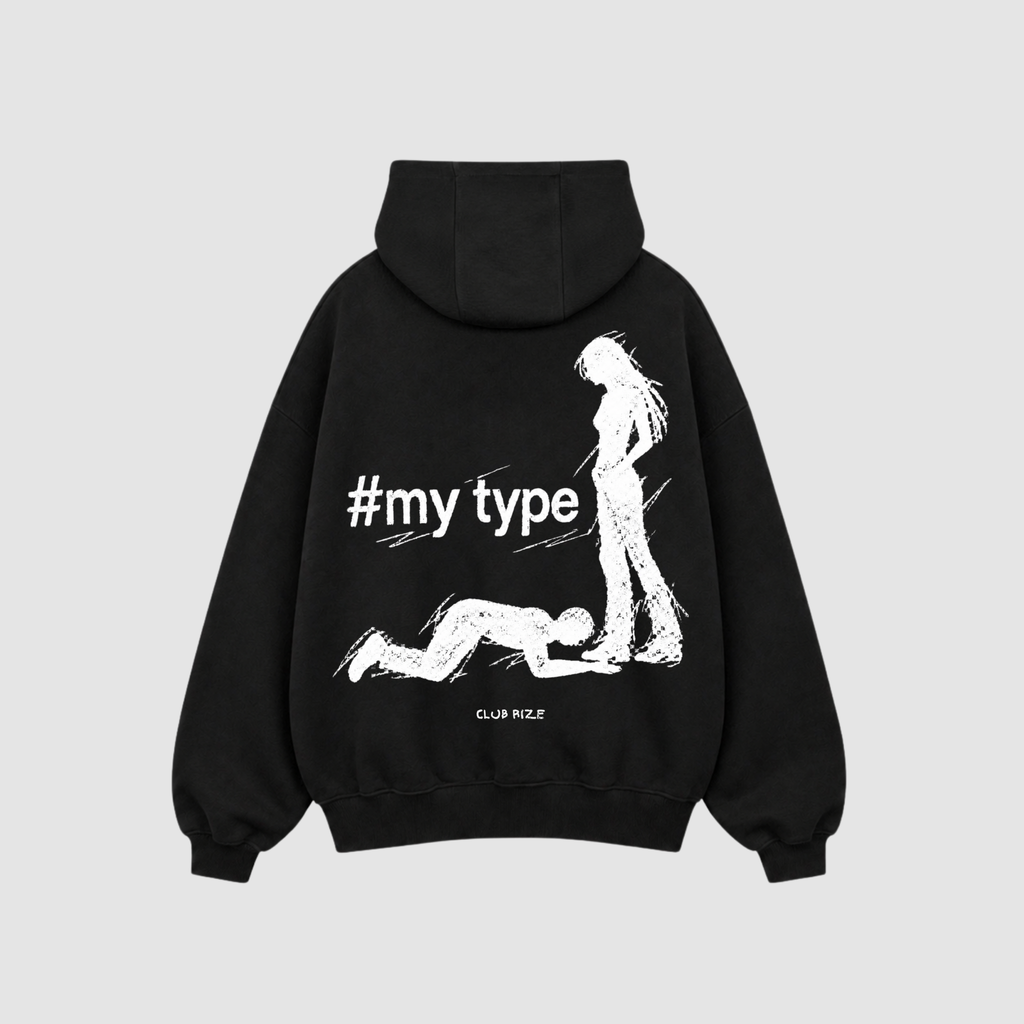 #My Type Hoodie – Rückenansicht mit Print | CDR