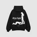 #My Type Hoodie – Rückenansicht mit Print | CDR