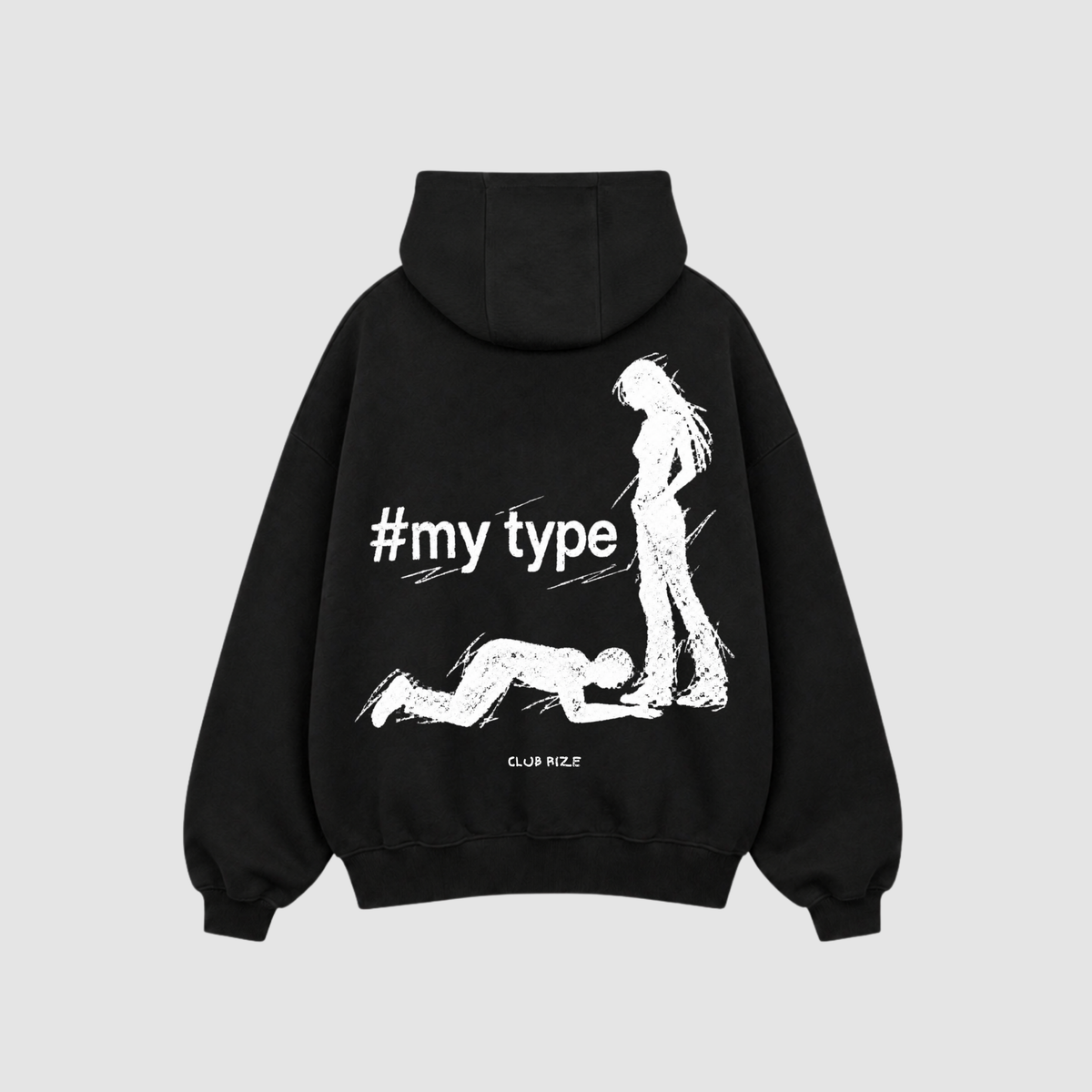 #My Type Hoodie – Rückenansicht mit Print | CDR