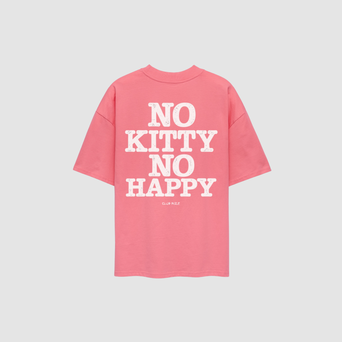 No Kitty No Happy T-Shirt – Detailansicht Print | CDR