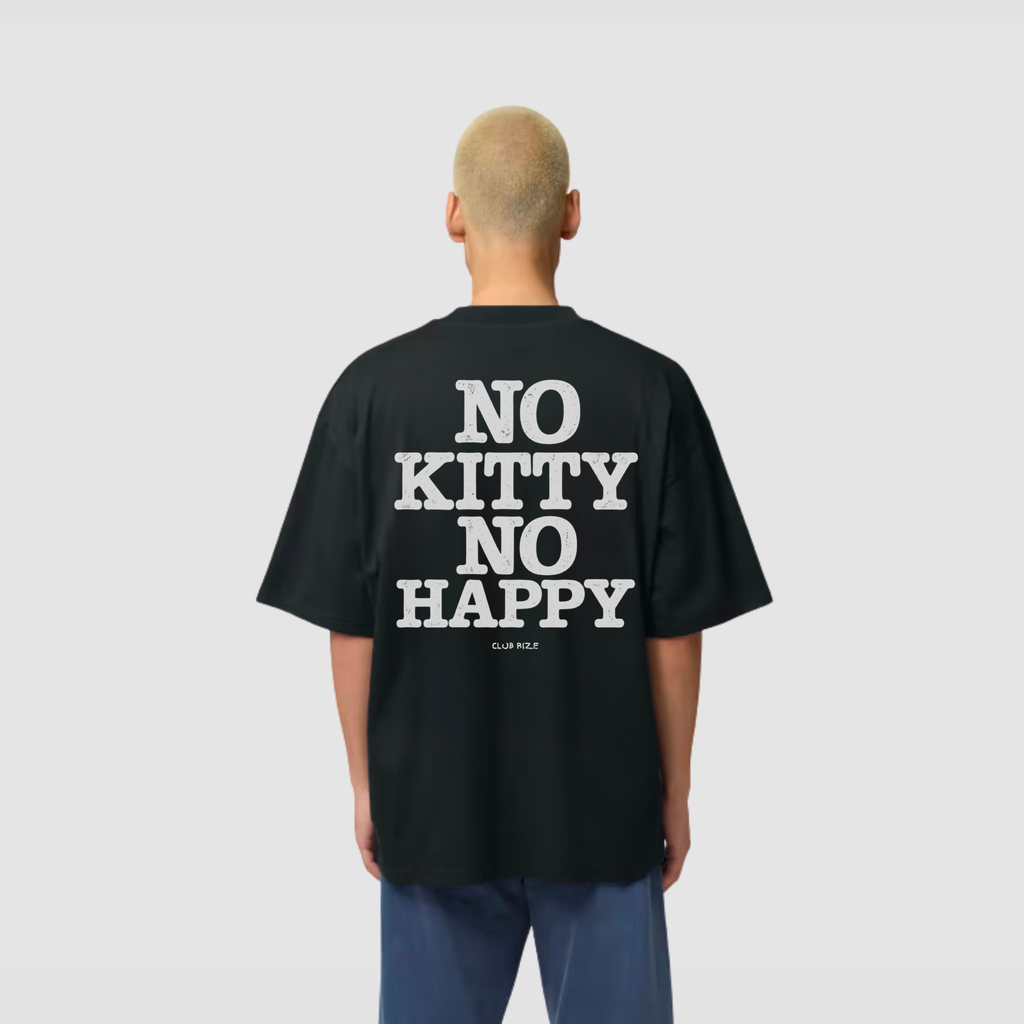 No Kitty No Happy T-Shirt – Frontansicht | CDR