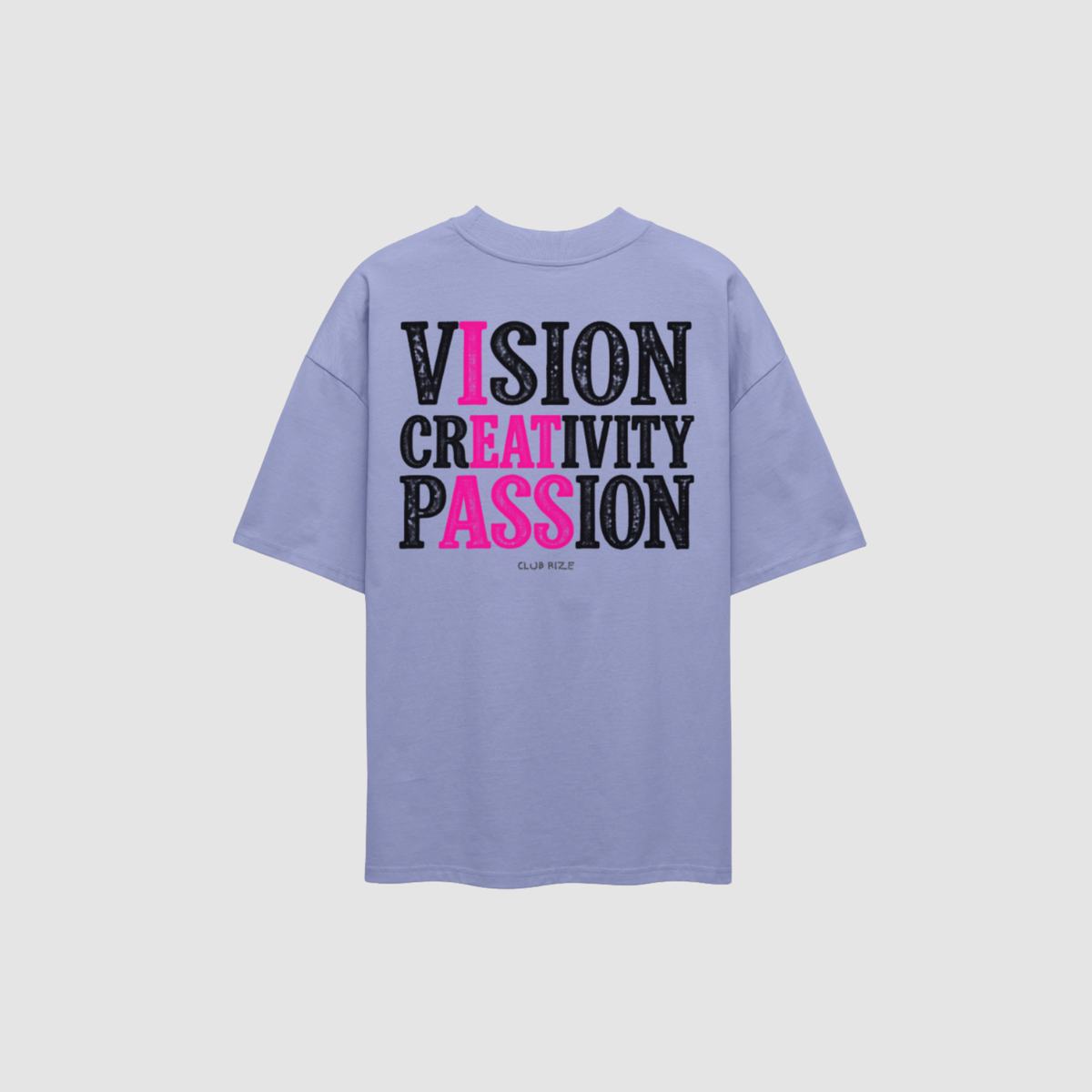 Vision. Creativity. Passion. T-Shirt – Detailansicht Print | CDR