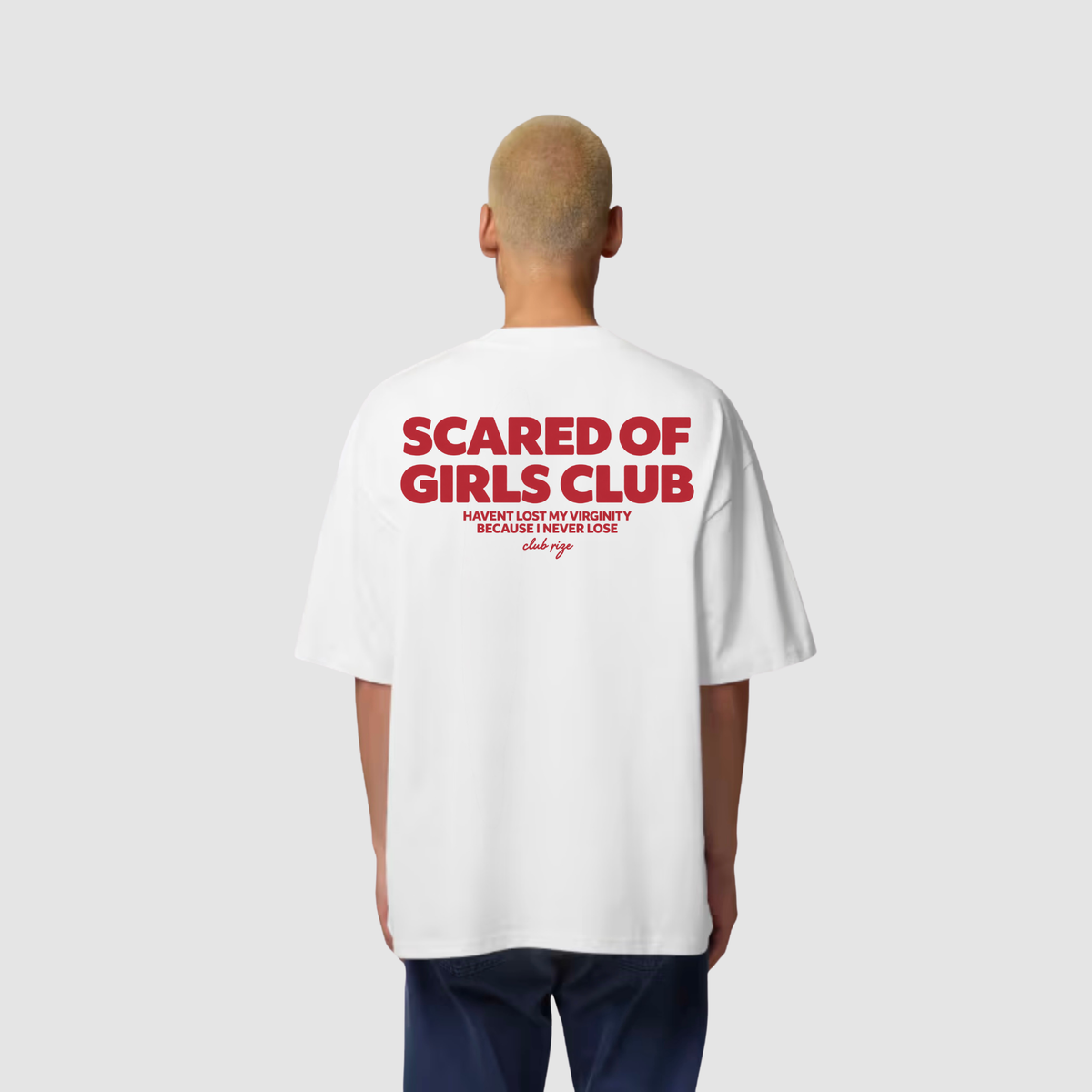 Scared of Girls Club T-Shirt – Frontansicht | CDR