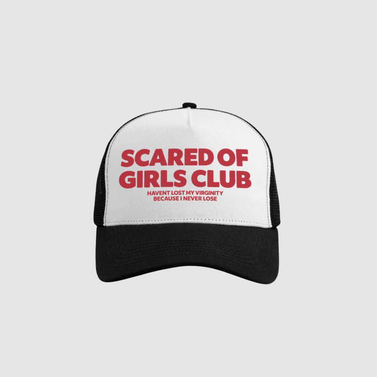 Scared of Girls Club Cap – Rückenansicht mit Print | CDR