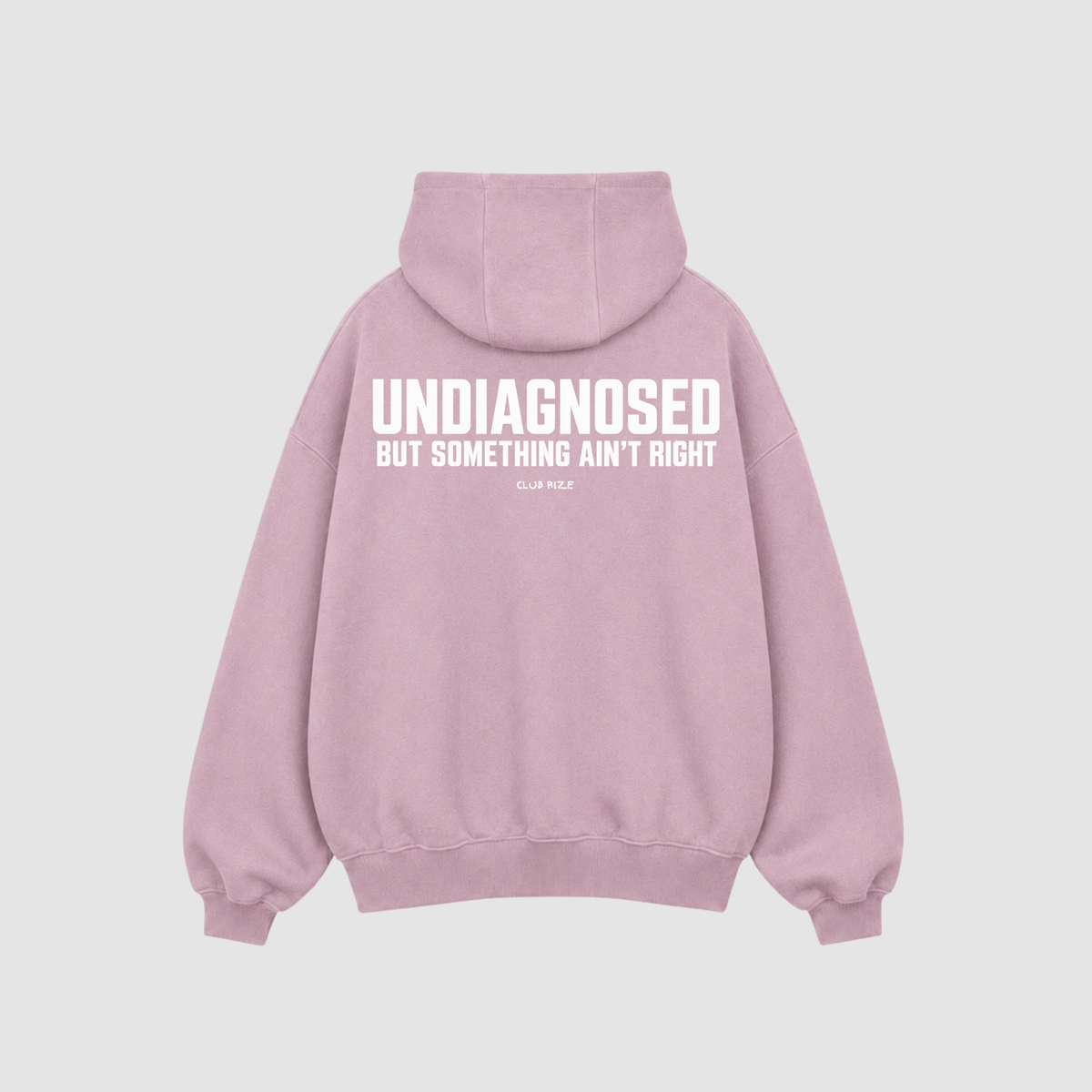 Undiagnosed But Something Ain't Right Hoodie – Detailansicht Print | CDR