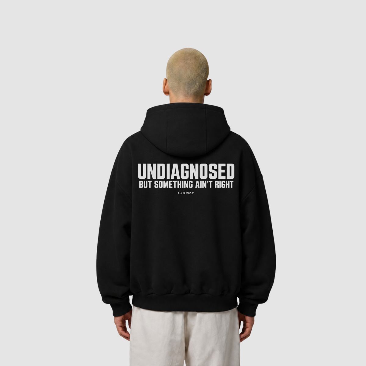 Undiagnosed But Something Ain't Right Hoodie – Frontansicht | CDR