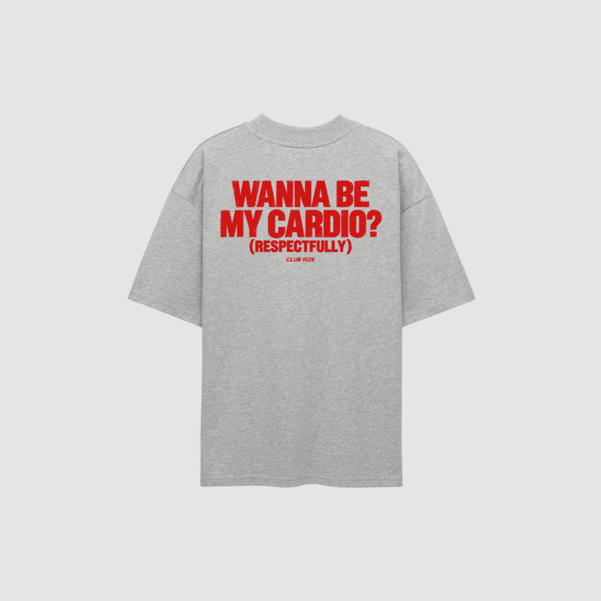 Wanna Be My Cardio T-Shirt von CDR – Nahaufnahme