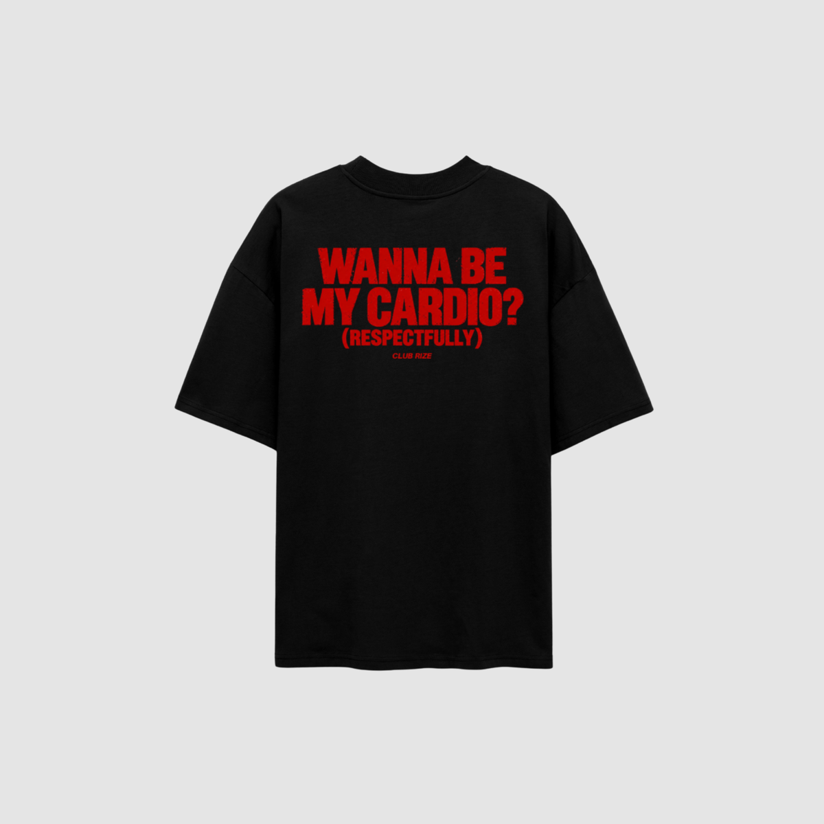 Wanna Be My Cardio? (Respectfully) T-Shirt – Detailansicht Print | CDR